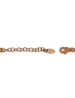 Bracciale Cristalli Perle Pendenti e Quadrifogli COLORE CRISTALLI rossi