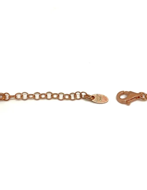 Bracciale Cristalli Perle Pendenti e Quadrifogli COLORE CRISTALLI rossi