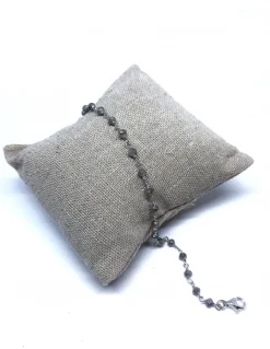 Bracciale di Cristalli di colore Grigio COLORE ARGENTO Bianco