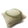 Bracciale di Cristalli di Colore Verde Chiaro COLORE ARGENTO Bianco