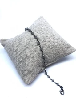 Bracciale di Cristalli di colore Grigio COLORE ARGENTO Bianco
