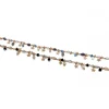 Bracciale di Cristalli e Stelle Pendenti COLORE ARGENTO Rosè COLORE CRISTALLI cristalli neri