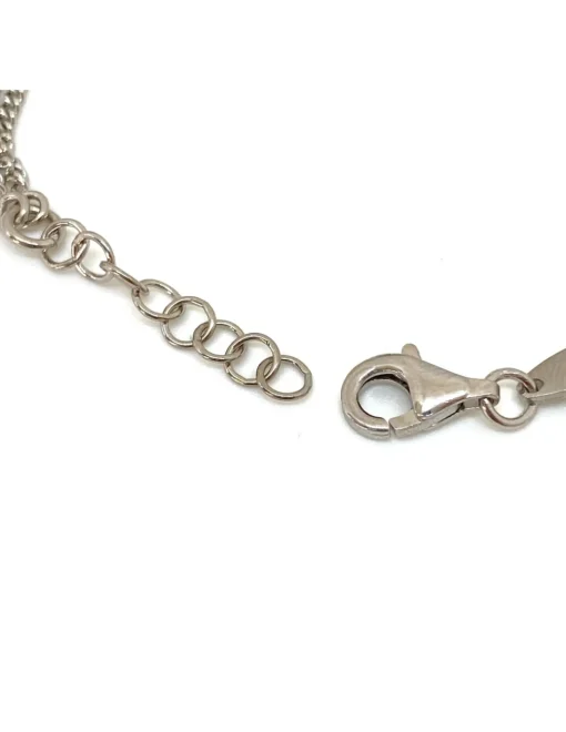 Bracciale Double Chain Special Edition COLORE ARGENTO Bianco