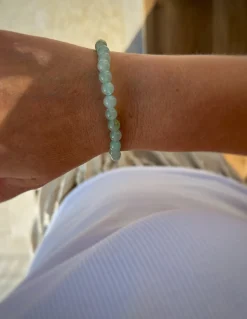 Bracciale Elastico Avventurina Verde