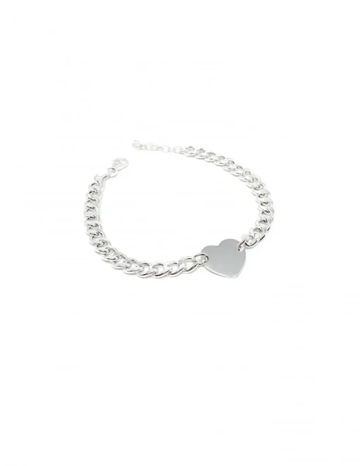 Bracciale Groumettina con Cuore Passante