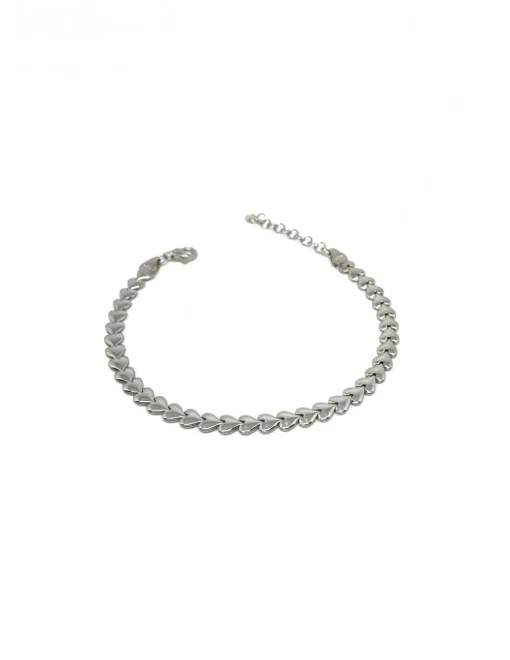 Bracciale Multicuore COLORE ARGENTO Bianco