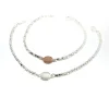 Bracciale Pepite e Tondino COLORE ARGENTO Rosè
