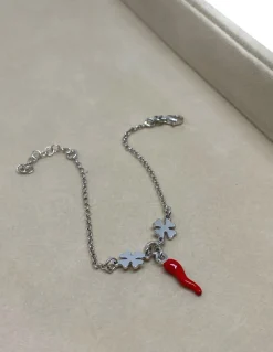 Bracciale Quadrifogli e Cornetto