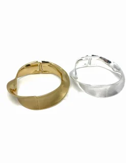 Bracciale Rigido Double COLORE ALLUMINIO DORATO