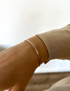 Bracciale Rigido Mini COLORE ARGENTO Bianco