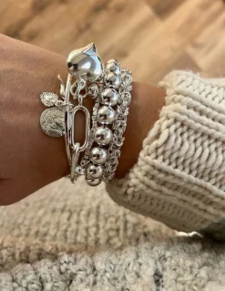 Bracciale Rigido Sacro Cuore COLORE ARGENTO Argentato