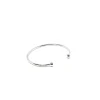 Bracciale Rigido Schiava Simmetrico COLORE ARGENTO Bianco