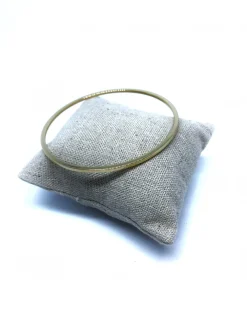 Bracciale Rigido Schiava Lucido COLORE ARGENTO Bianco DIAMETRO SCHIAVA 6.5 cm