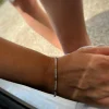 Bracciale Rondelle e Ovalini Zigrinati