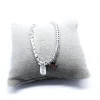 Bracciale Rondelle e Pepite con Stella e Targhetta Pendenti