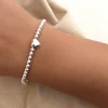 Bracciale Sfere e Soggetto Bombato SOGGETTO cuore