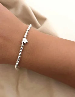Bracciale Sfere e Soggetto Bombato SOGGETTO cuore