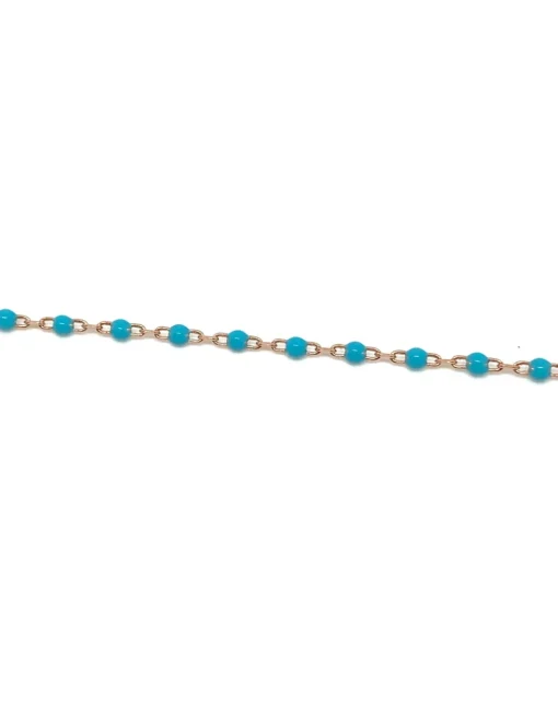 Bracciale Smaltato Azzurro e Soggetto di Zirconi SOGGETTO cuore