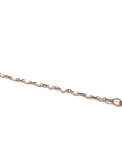 Bracciale Smaltato Bianco e Soggetto di Zirconi SOGGETTO cuore