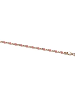 Bracciale Smaltato Rosa e Soggetto di Zirconi SOGGETTO cuore