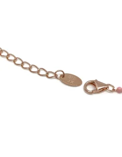Bracciale Smaltato Rosa e Soggetto di Zirconi SOGGETTO cuore