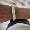 Bracciale Snake COLORE ARGENTO Bianco