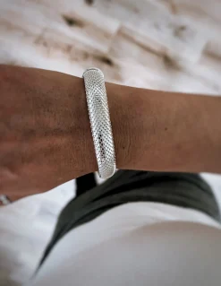 Bracciale Snake COLORE ARGENTO Bianco