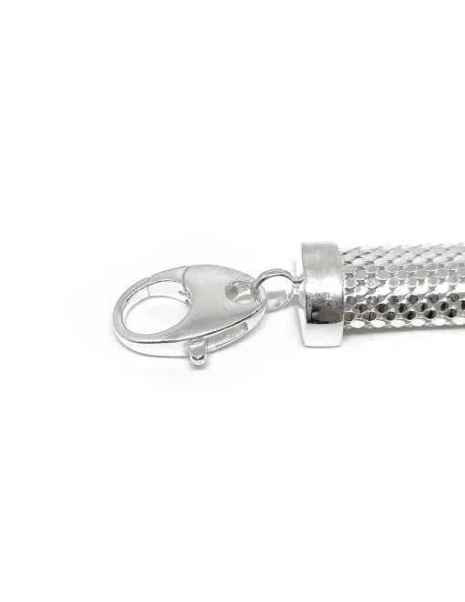 Bracciale Snake COLORE ARGENTO Bianco