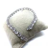 Bracciale Tennis con Zirconi 6 mm COLORE ARGENTO Bianco