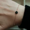 Bracciale Tondino Pavè Zirconi Neri