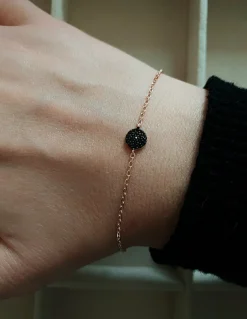 Bracciale Tondino Pavè Zirconi Neri