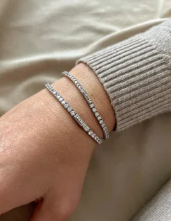 Bracciali Tennis Chiusura a Cassetta SPESSORE ZIRCONI 2 mm