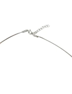 Collana Semirigida Punto Luce COLORE ARGENTO Bianco