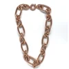 Collana Catena Grande COLORE ARGENTO Rosè