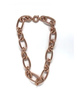 Collana Catena Grande COLORE ARGENTO Rosè