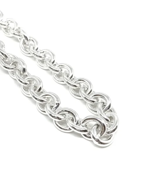 Collana Catena Maglia Media COLORE ARGENTO Bianco