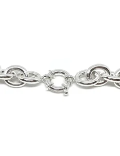 Collana Catena Maglia Media COLORE ARGENTO Bianco