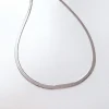Collana Cleopatra COLORE ARGENTO Bianco LUNGHEZZA COLLANA 40 cm