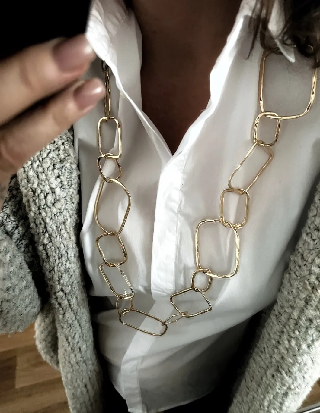 Collana Corinna COLORE ALLUMINIO DORATO