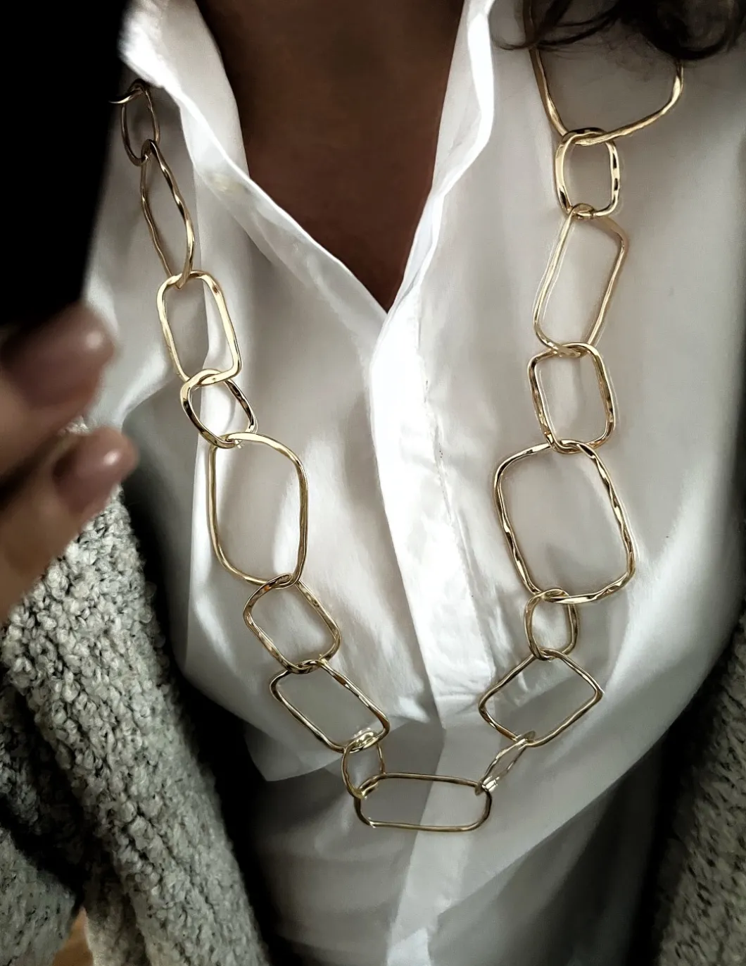 Collana Corinna COLORE ALLUMINIO DORATO