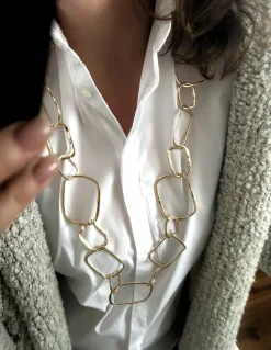 Collana Corinna COLORE ALLUMINIO DORATO