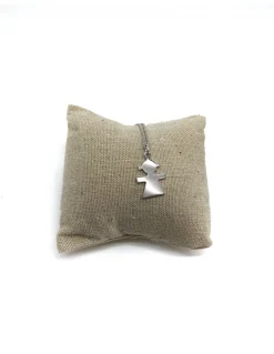 Collana Corta con Bambina Stilizzata