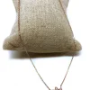 Collana Corta con Sole Pendente con Zirconi Bianchi COLORE ARGENTO Rosè