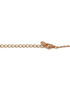 Collana Corta Cuori Pendenti Smalto e Zirconi
