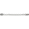 Collana Corta Sfere Pendenti COLORE ARGENTO Bianco