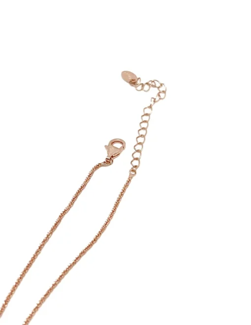 Collana Cravatta e Pietra COLORE PIETRA rosa