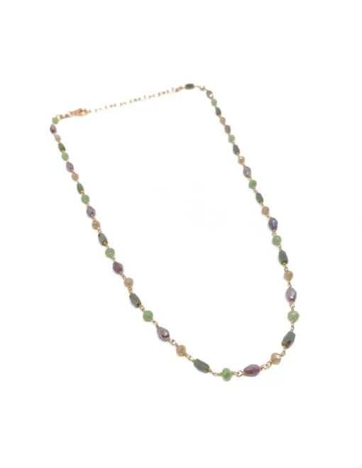 Collana Cristalli Giacarta