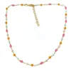 Collana Cristalli Orange Gradation