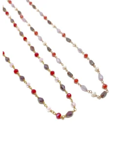 Collana Cristalli Padang COLORE ARGENTO Dorato