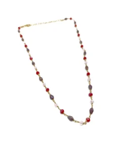 Collana Cristalli Padang COLORE ARGENTO Dorato